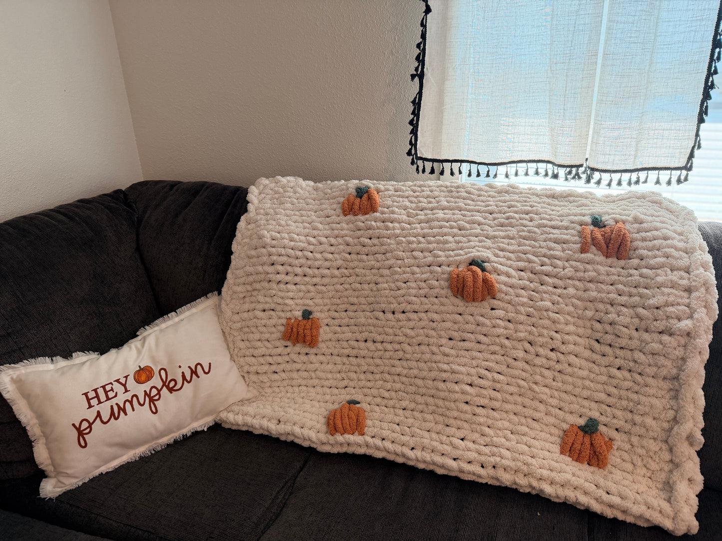 Hand Knitted Chunky Blankets