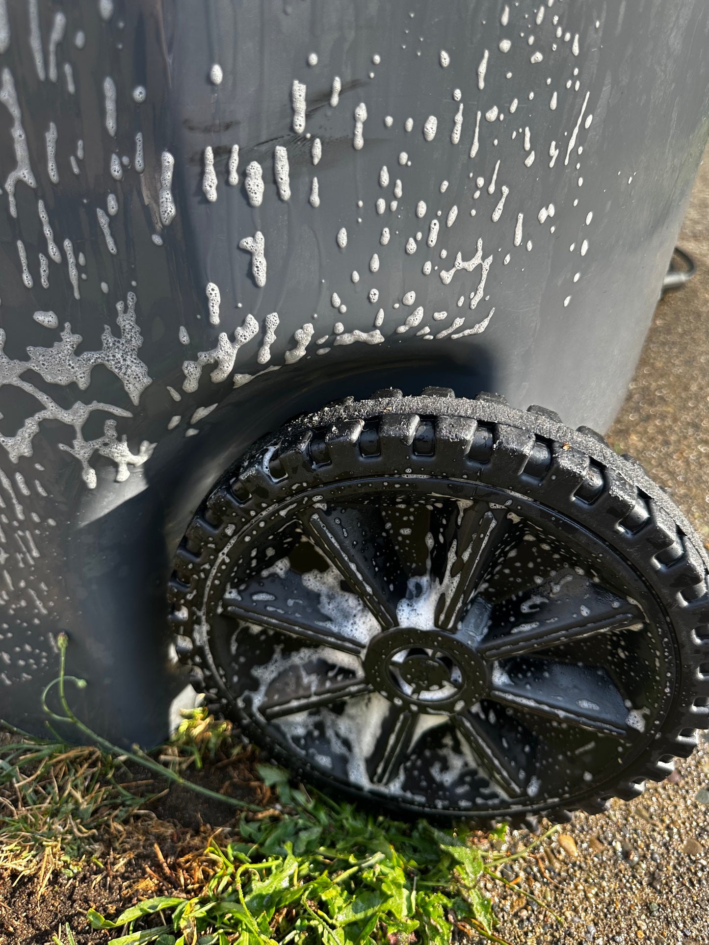 Pressure Washing Trash/Recycling