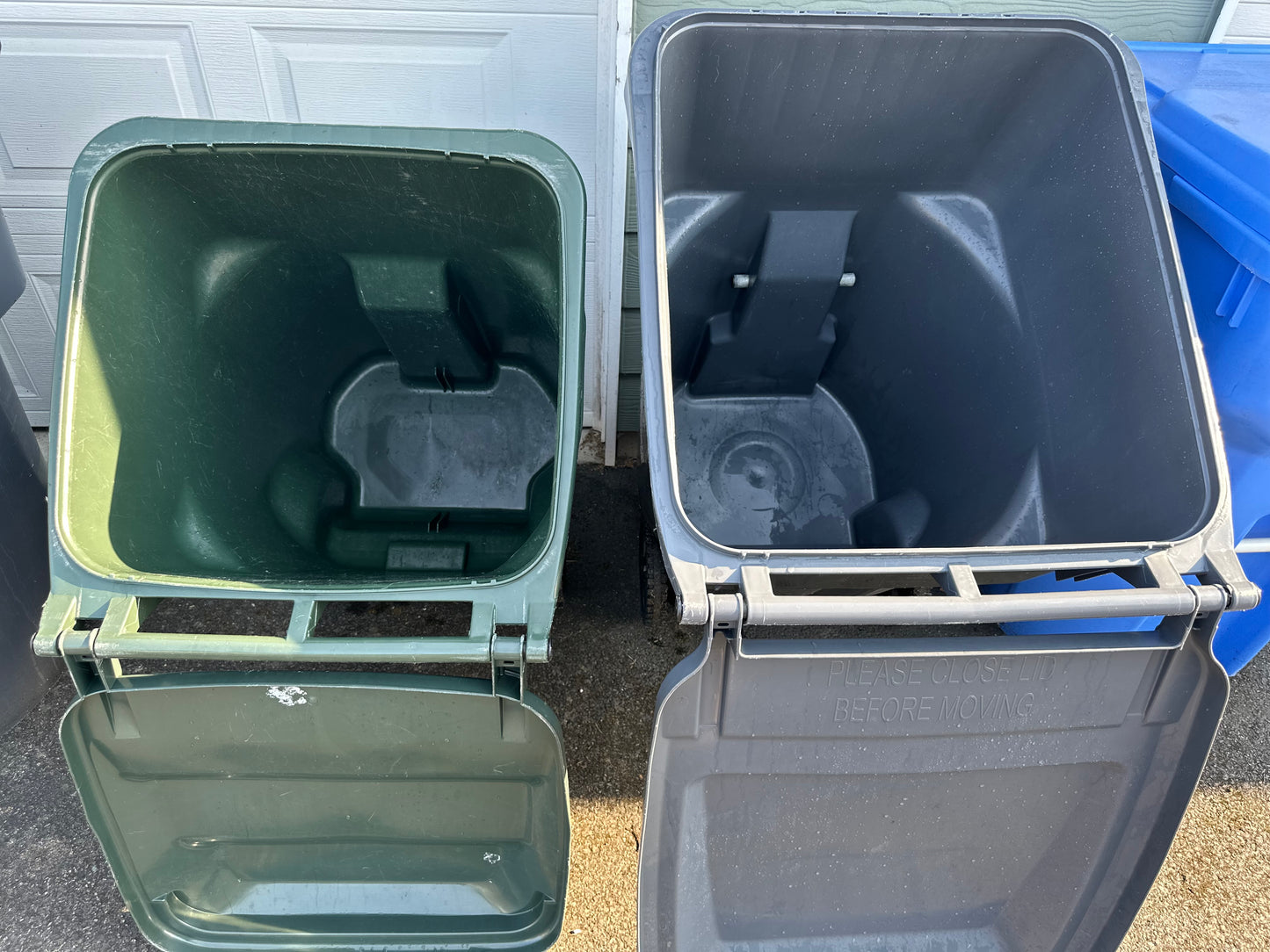 Pressure Washing Trash/Recycling