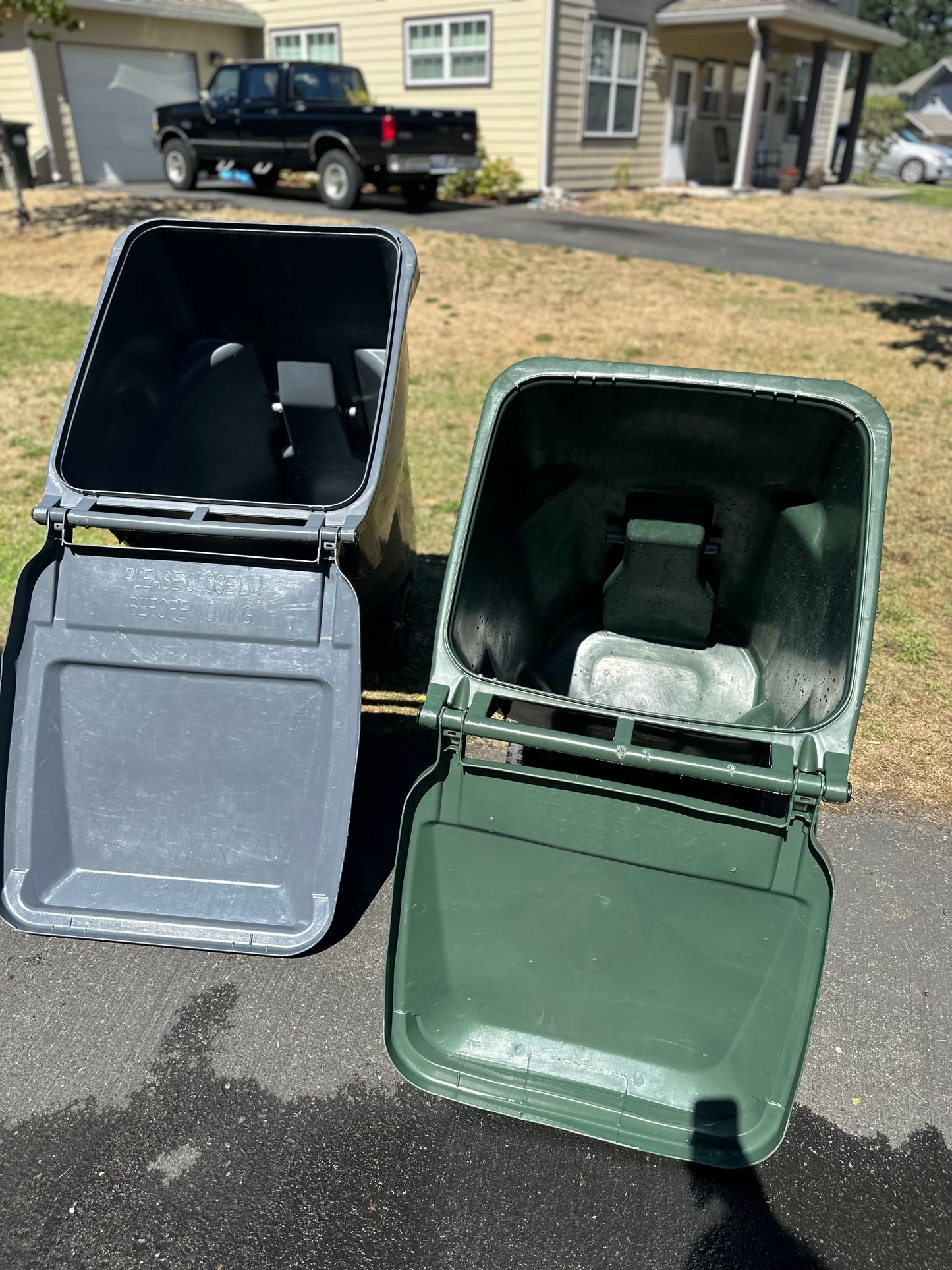 Pressure Washing Trash/Recycling