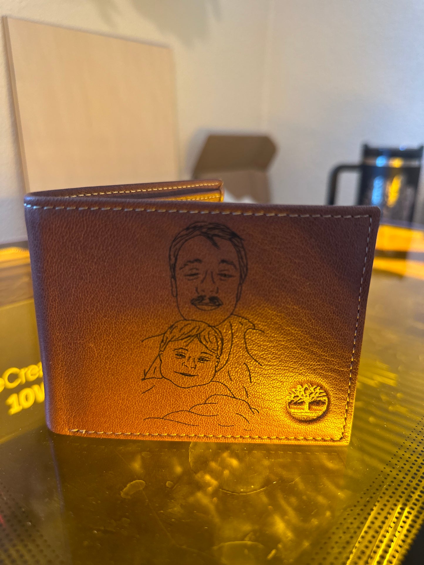 Custom Laser Engraved Wallet