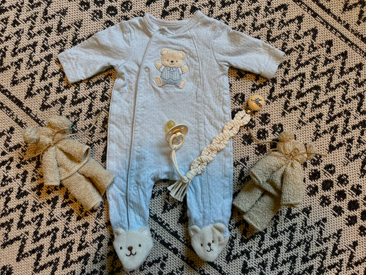 Handmade pacifier clip