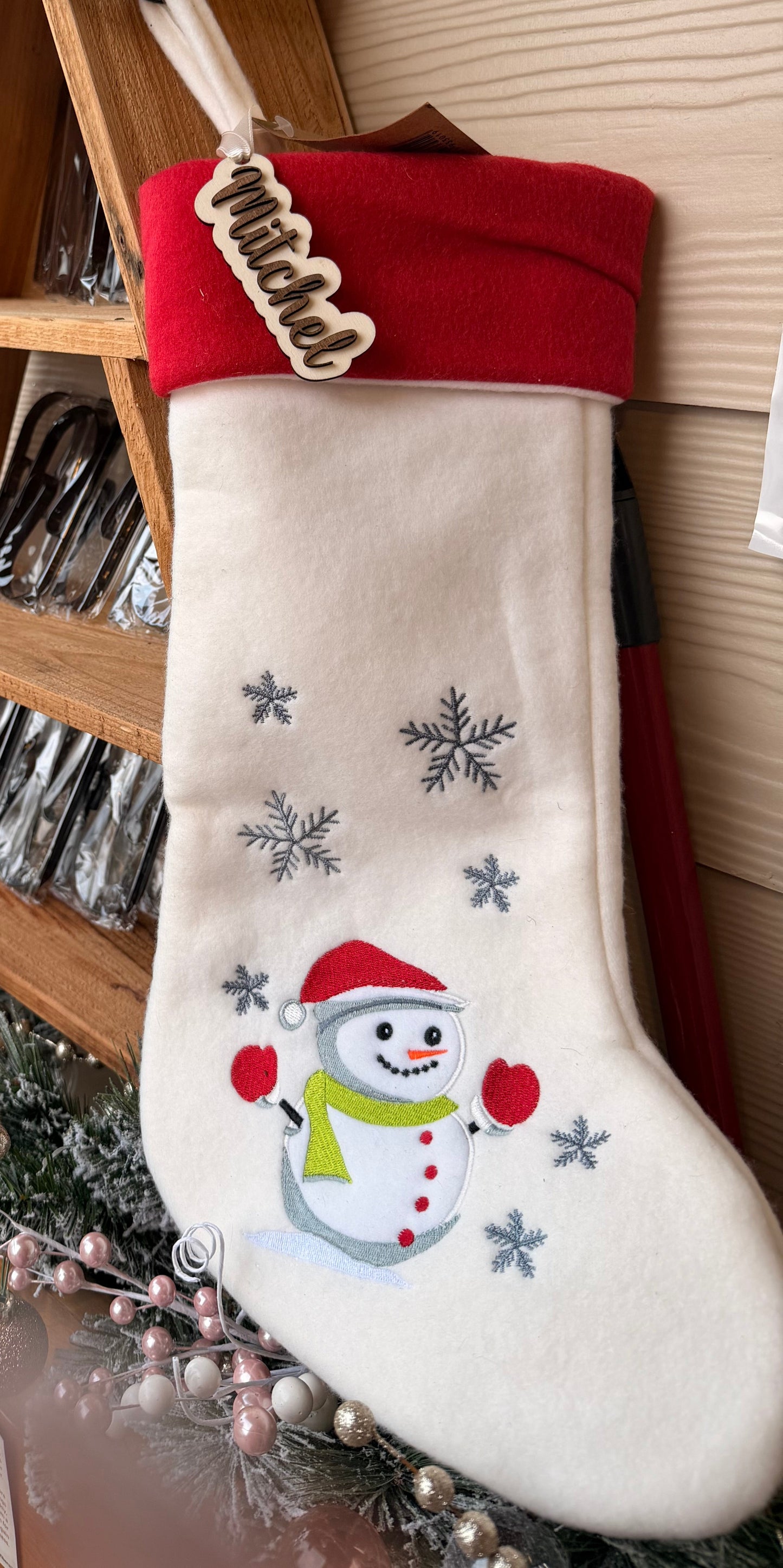 Laser Cut Stocking Tags