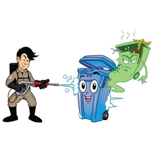 Pressure Washing Trash/Recycling