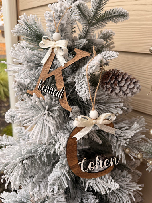 Laser Cut Custom Ornament