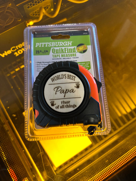 Custom tape measure